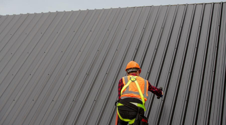 Professional metal roof installation services in New Summerfield, TX